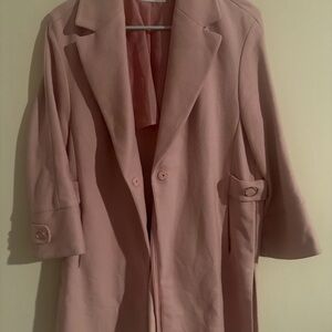 Chic Women's Pink Cape Coat
